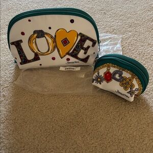 NWT Brighton Multicolor Charmed Love 2 piece cosmetic set